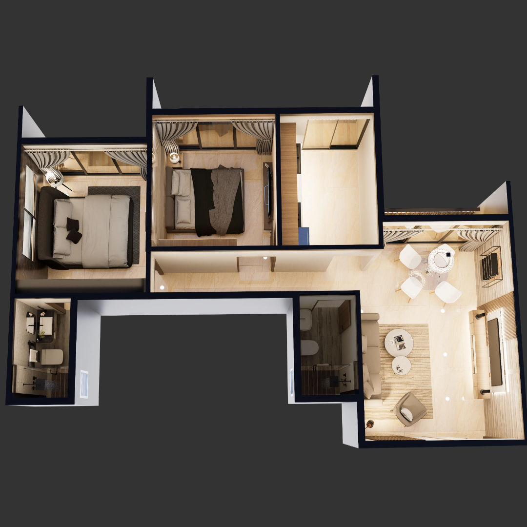 Residence 02 isometric