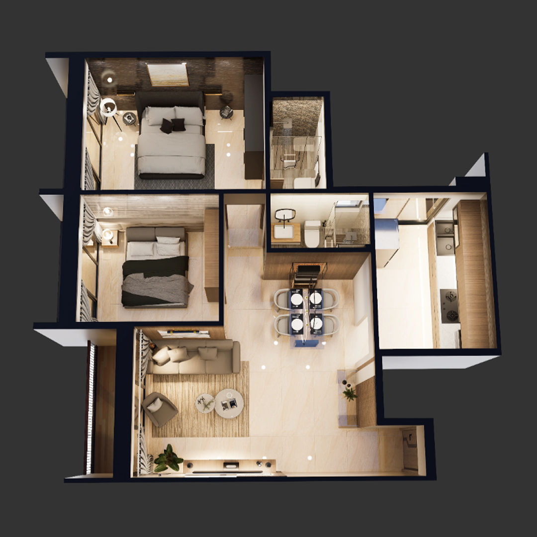 Residence 01 isometric